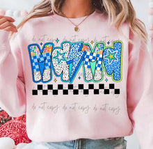 Load image into Gallery viewer, Mama Checker Floral Dotted Leopard Color Dropdown TRANSFER