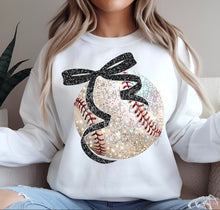 Load image into Gallery viewer, Sport Ball With Bow Glitter Dropdown TRANSFER PARJO JAN 25