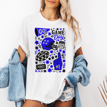 Load image into Gallery viewer, Game Day Checker Football Doodle Color DROPDOWN TRANSFER PARJO JULY 25