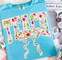 Load image into Gallery viewer, Teach Lace Bow TRANSFER