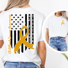 Load image into Gallery viewer, Childhood Cancer Awareness Flag Color Dropdown With POCKET TRANSFER PARJO SEPT 25