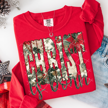 Load image into Gallery viewer, Christmas Camo Sayin Collection DROPDOWN TRANSFER THREAD OCT 25