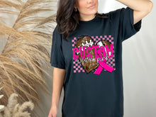 Load image into Gallery viewer, Breast Cancer Football Heart Mascot CUSTOMIZED DTF Transfer
