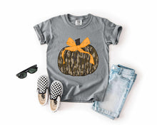 Load image into Gallery viewer, Camo Pumpkin Bow Color Dropdown TRANSFER