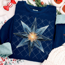 Load image into Gallery viewer, Denim Christmas Collection Patchwork DROPDOWN TRANSFER THREAD OCT 25