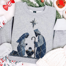 Load image into Gallery viewer, Denim Christmas Collection Patchwork DROPDOWN TRANSFER THREAD OCT 25