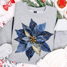 Load image into Gallery viewer, Denim Christmas Collection Patchwork DROPDOWN TRANSFER THREAD OCT 25