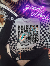 Load image into Gallery viewer, Football Rhinestone Helmet Bow Stacked DROPDOWN TRANSFER CAP