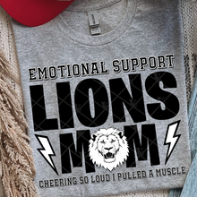 Load image into Gallery viewer, Emotional Support Mascot Mom DROPDOWN TRANSFER THREAD MAR 26