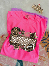 Load image into Gallery viewer, Leopard Football Name Plate Customized DROPDOWN DTF TRANSFER BIA