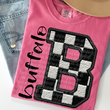 Load image into Gallery viewer, Faux Chenille Embroidery Mascot + Color DROPDOWN TRANSFER THREAD JULY 25