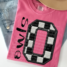 Load image into Gallery viewer, Faux Chenille Embroidery Mascot + Color DROPDOWN TRANSFER THREAD JULY 25