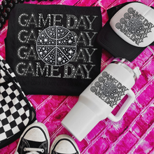 Load image into Gallery viewer, Game Day Stacked Sports Faux Rhinestones DROPDOWN TRANSFER CSD