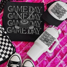 Load image into Gallery viewer, Game Day Stacked Sports Faux Rhinestones DROPDOWN TRANSFER CSD