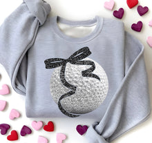 Load image into Gallery viewer, Sport Ball With Bow Glitter Dropdown TRANSFER PARJO JAN 25