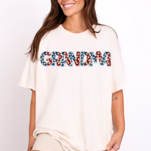 Load image into Gallery viewer, 4th of July Faux Embroidery Star Name Dropdown TRANSFER CSD MAY 25