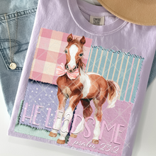 Load image into Gallery viewer, Animal + Sayings Faux Patch Background DROPDOWN TRANSFER THREAD FEB 26