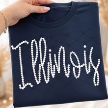 Load image into Gallery viewer, Faux Pearl States (all 50 states available) TRANSFER THREAD FEB 26