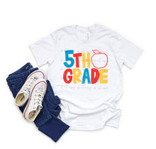 Load image into Gallery viewer, Back To School Apple Grade Level Colored TRANSFER