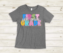 Load image into Gallery viewer, Bold Colorful School Grades TRANSFER