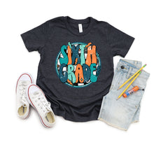 Load image into Gallery viewer, Teal Orange Bolt School Grades TRANSFER