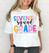 Load image into Gallery viewer, Bold Colorful School Squad Grades TRANSFER