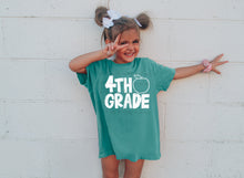 Load image into Gallery viewer, Back To School Apple Grade Level White TRANSFER