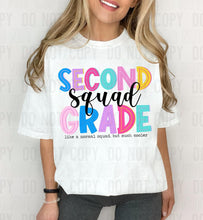 Load image into Gallery viewer, Bold Colorful School Squad Grades TRANSFER
