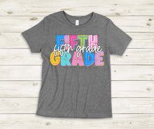 Load image into Gallery viewer, Bold Colorful School Grades TRANSFER