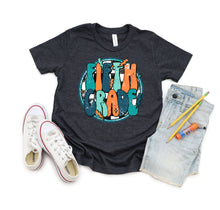 Load image into Gallery viewer, Teal Orange Bolt School Grades TRANSFER