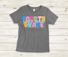 Load image into Gallery viewer, Bold Colorful School Grades TRANSFER