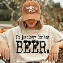 Load image into Gallery viewer, I'm Just Here For Thanksgiving Style DROPDOWN TRANSFER THREAD OCT 25