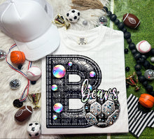 Load image into Gallery viewer, Faux Leather Rhinestone Soccer Mascots DROPDOWN TRANSFER CAP