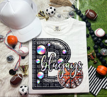 Load image into Gallery viewer, Faux Leather Rhinestone Basketball Mascots DROPDOWN TRANSFER CAP