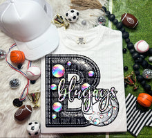 Load image into Gallery viewer, Faux Leather Rhinestone Volleyball Mascots DROPDOWN TRANSFER CAP