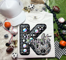 Load image into Gallery viewer, Faux Leather Rhinestone Soccer Mascots DROPDOWN TRANSFER CAP