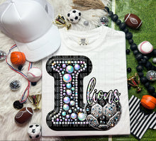 Load image into Gallery viewer, Faux Leather Rhinestone Soccer Mascots DROPDOWN TRANSFER CAP