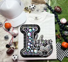 Load image into Gallery viewer, Faux Leather Rhinestone Soccer Mascots DROPDOWN TRANSFER CAP