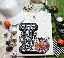 Load image into Gallery viewer, Faux Leather Rhinestone Basketball Mascots DROPDOWN TRANSFER CAP