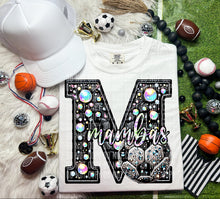 Load image into Gallery viewer, Faux Leather Rhinestone Soccer Mascots DROPDOWN TRANSFER CAP