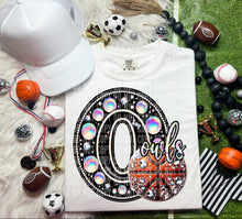 Load image into Gallery viewer, Faux Leather Rhinestone Basketball Mascots DROPDOWN TRANSFER CAP