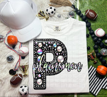 Load image into Gallery viewer, Leather Rhinestone Mascot DROPDOWN TRANSFER CAP