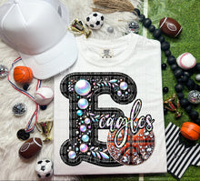 Load image into Gallery viewer, Faux Leather Rhinestone Basketball Mascots DROPDOWN TRANSFER CAP
