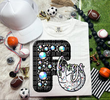 Load image into Gallery viewer, Faux Leather Rhinestone Volleyball Mascots DROPDOWN TRANSFER CAP