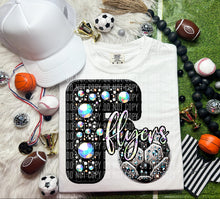 Load image into Gallery viewer, Faux Leather Rhinestone Soccer Mascots DROPDOWN TRANSFER CAP