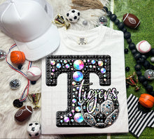 Load image into Gallery viewer, Faux Leather Rhinestone Soccer Mascots DROPDOWN TRANSFER CAP