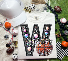 Load image into Gallery viewer, Faux Leather Rhinestone Basketball Mascots DROPDOWN TRANSFER CAP