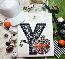Load image into Gallery viewer, Faux Leather Rhinestone Basketball Mascots DROPDOWN TRANSFER CAP
