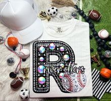 Load image into Gallery viewer, Faux Leather Rhinestone Baseball Mascots DROPDOWN TRANSFER CAP