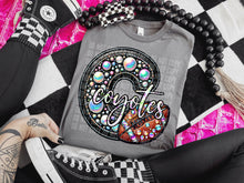 Load image into Gallery viewer, Faux Leather Rhinestone Football Mascots DROPDOWN TRANSFER CAP